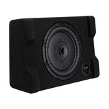 Kicker 52CVTDF122 12" Sealed Downward-Firing Loaded Subwoofer Enclosure - Each
