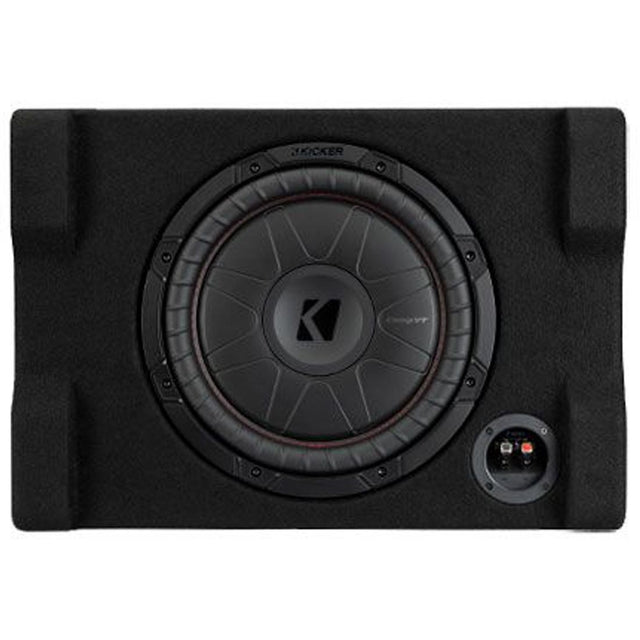 Kicker 52CVTDF122 12" Sealed Downward-Firing Loaded Subwoofer Enclosure - Each