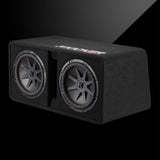 Kicker 52DCVR122 CompVR 12" Vented Dual Loaded Subwoofer Enclosure - Each