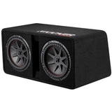 Kicker 52DCVR122 CompVR 12" Vented Dual Loaded Subwoofer Enclosure - Each