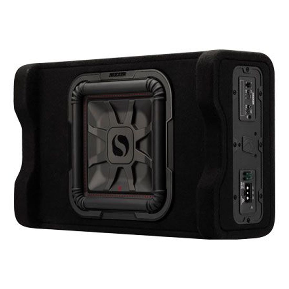 Kicker 53PL7TDF10 10" Powered Shallow-Mount Loaded Subwoofer Enclosure