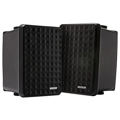 Kicker KB6 2-Way Full Range Indoor Outdoor Speakers - Pair