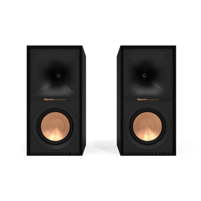 Klipsch R-40M Reference 4" Bookshelf Speaker – Black – Pair - 2023 Model