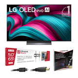 LG OLED48C5PUA 48" C5 4K OLED Evo AI Concierge Smart TV | Ultralink KIT3LED Home Entertainment Starter Kit Bundle