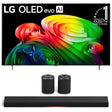 LG B6G OLED 4K AI Smart webOS TV | Sound Suite Immersive Suite 5: H7 All-in-One Soundbar and M5 Wireless Speakers - 2026 Bundle