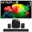 LG B6G OLED 4K AI Smart webOS TV | Sound Suite: H7 Soundbar | W7 Subwoofer | M7 Speaker | M5 Speaker - Bundle