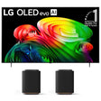 LG B6G OLED 4K AI Smart webOS TV | Stereo Suite 5: M5 Sound Suite 1.1.1 Channel Dolby Atmos Wireless Speakers - Bundle