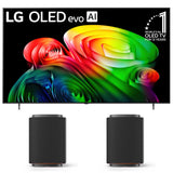 LG B6G OLED 4K AI Smart webOS TV | Stereo Suite 7: M7 Sound Suite 2.1.1 Channel Dolby Atmos Wireless Speakers - 2026 Bundle