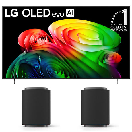 LG B6G OLED 4K AI Smart webOS TV | Stereo Suite 7: M7 Sound Suite 2.1.1 Channel Dolby Atmos Wireless Speakers - 2026 Bundle