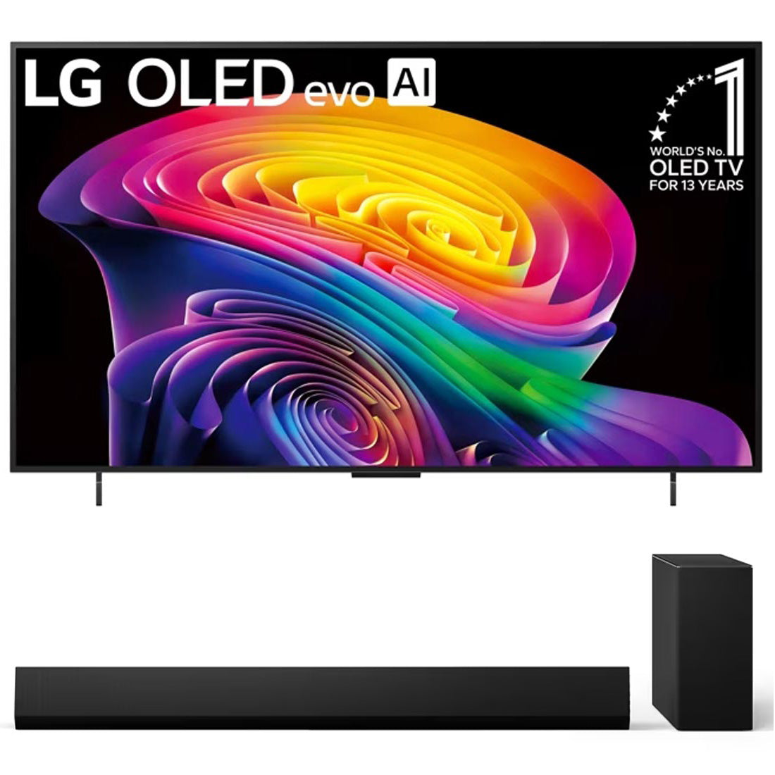 LG C6 OLED evo AI 4K Smart TV | SG10TY 3.1 Channel Soundbar - Bundle