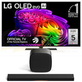 LG G6 OLED evo AI 4K Smart TV | Cinema Suite 7: H7 All-in-One Soundbar | W7 Wireless Subwoofer - Bundle