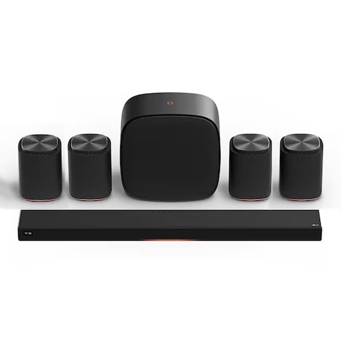 LG Immersive Quad Suite 7 Pro: H7 All-in-One Soundbar | W7 Wireless Subwoofer | M7 2.1.1 Channel Dolby Atmos Wireless Speakers - 2026 Bundle