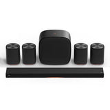 LG Immersive Quad Suite 7 Pro: H7 All-in-One Soundbar | W7 Wireless Subwoofer | M7 2.1.1 Channel Dolby Atmos Wireless Speakers - 2026 Bundle