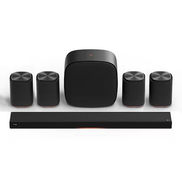LG Immersive Quad Suite 7 Pro: H7 All-in-One Soundbar | W7 Wireless Subwoofer | M7 2.1.1 Channel Dolby Atmos Wireless Speakers - 2026 Bundle
