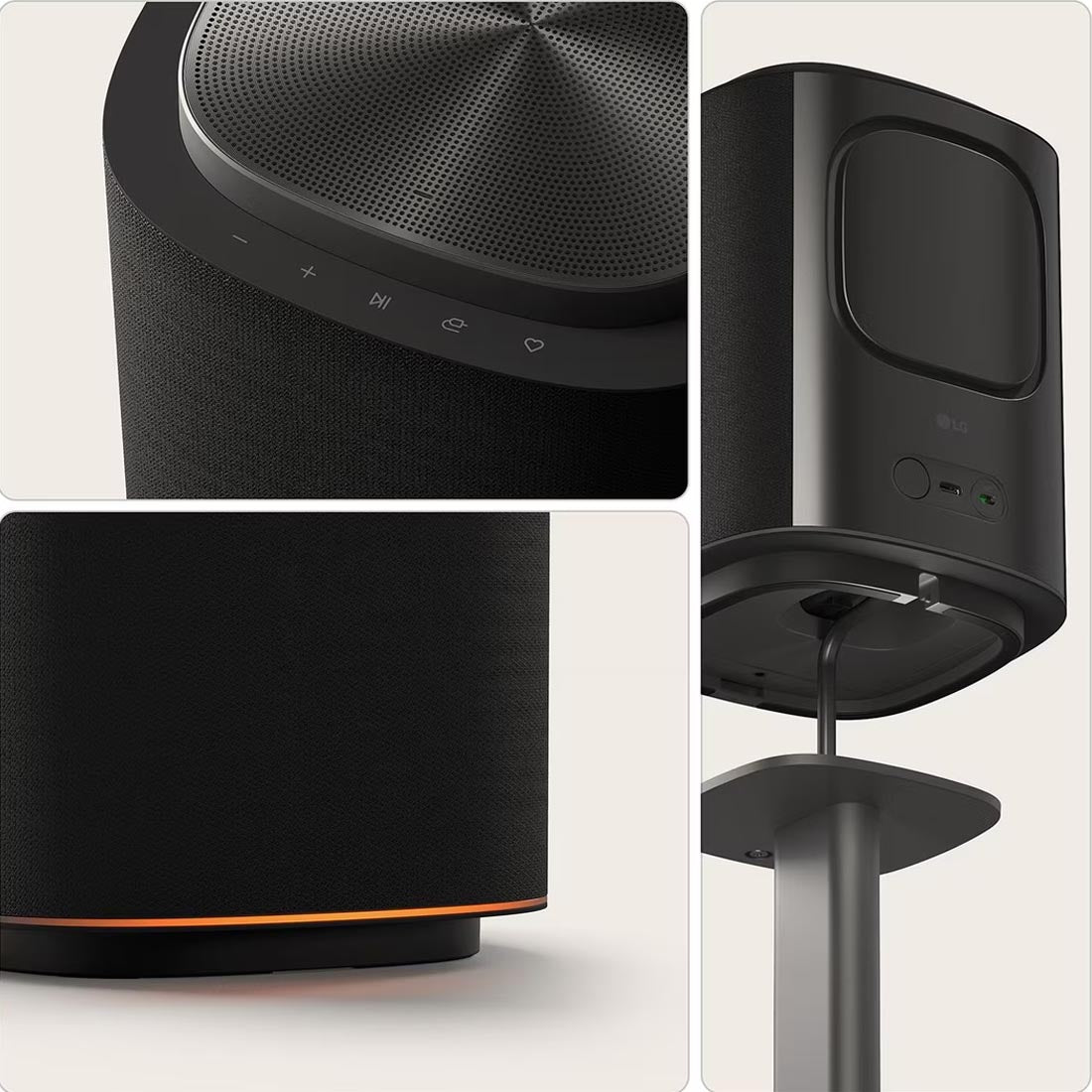 LG Sound Suite Immersive Suite 5 Wireless Bundle: H7 All-in-One Soundbar and M5 Wireless Speakers