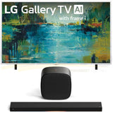 LG LX7B Mini LED 4K Smart Gallery TV with Frame | Cinema Suite 7: H7 All-in-One Soundbar | W7 Wireless Subwoofer - 2026 Bundle