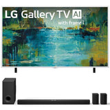 LG LX7B Mini LED 4K Smart Gallery TV with Frame | S90TR 7.1.3 Channel Soundbar with Dolby Atmos and Rear Speakers - Bundle