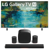 LG LX7B Mini LED 4K Smart Gallery TV with Frame | Sound Suite: H7 Soundbar | W7 Subwoofer | M7 Speaker | M5 Speaker - Bundle