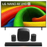 LG NU70 Nano 4K UHD AI Smart TV  | Sound Suite: H7 Soundbar | W7 Subwoofer | M7 Speaker | M5 Speaker - Bundle