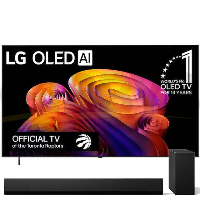 LG OLED55B6EUA 55" OLED AI B6E 4K Smart TV | SG10TY 3.1 Channel Soundbar Bundle