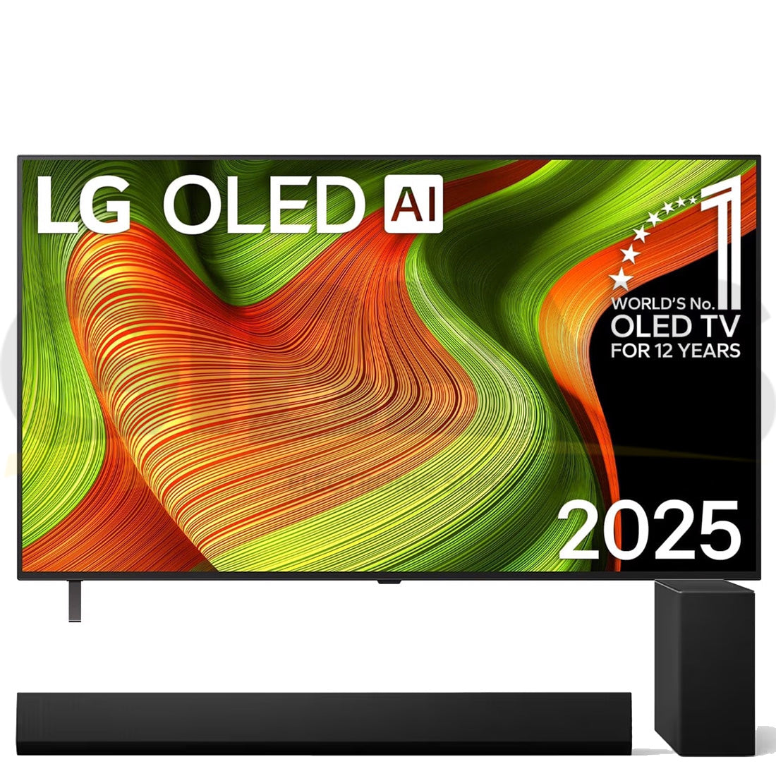 LG OLED65B5PUA 65" OLED B5 4K OLED AI Smart TV | SG10TY 3.1 Channel Soundbar Bundle
