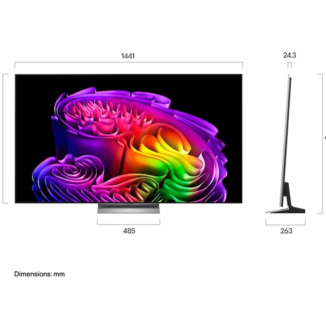 LG OLED65G6SUB 65" G6 OLED evo AI 4K Smart TV with Stand - 2026 Model