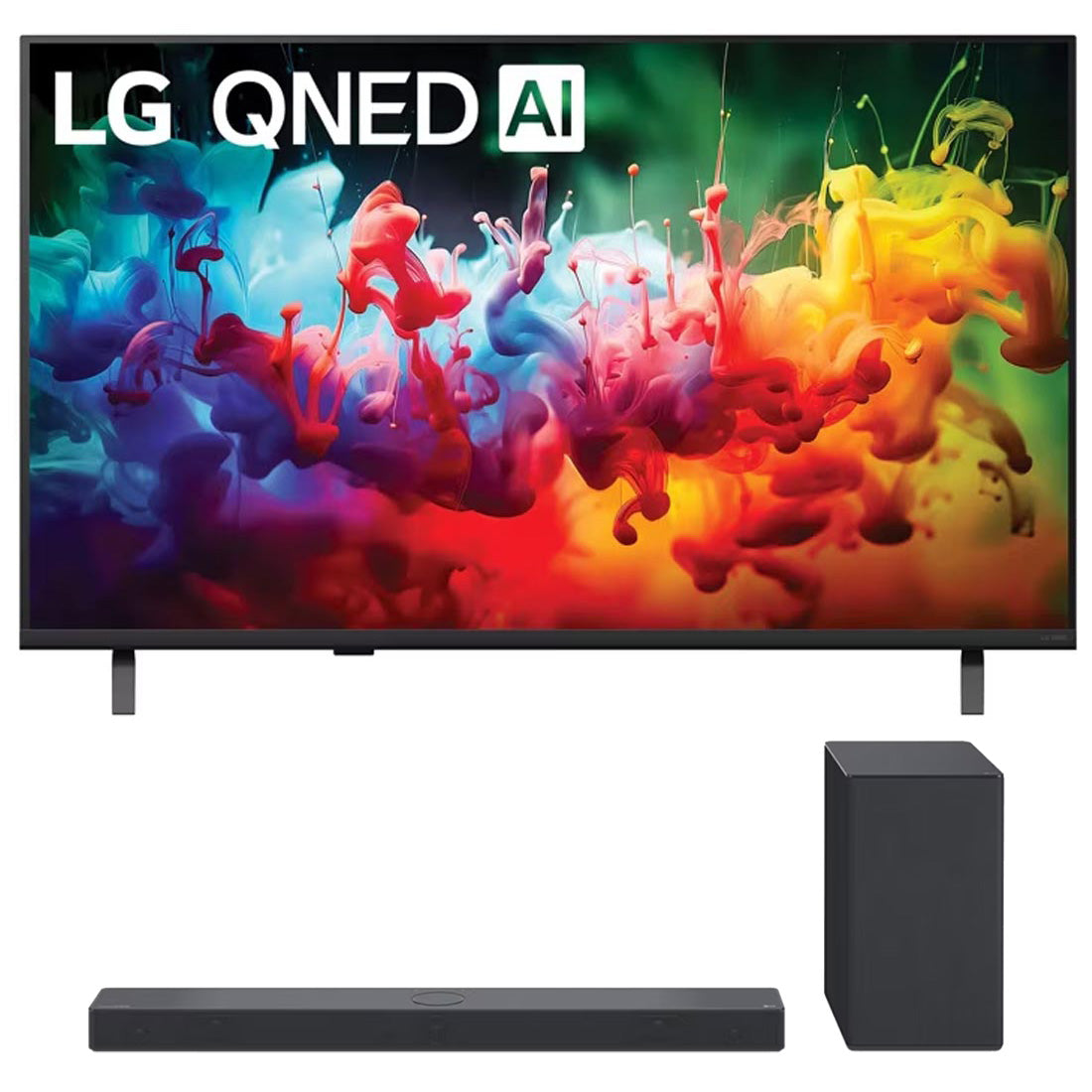 LG QNED75B QNED AI Mini LED 4K Smart TV | SC9S 3.1.3 Channel Soundbar - Bundle