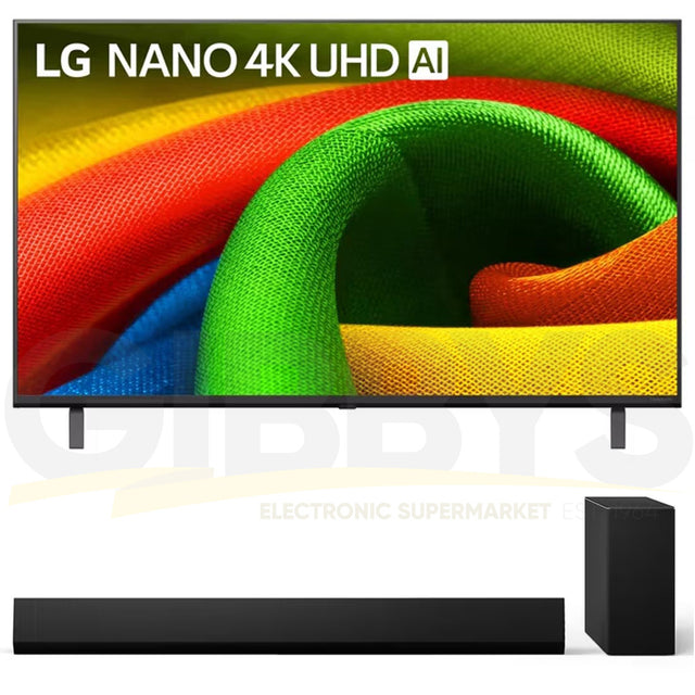 LG QNED75B AI Mini LED 4K Smart TV | SG10TY 3.1 Channel Soundbar - Bundle