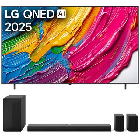 LG QNED82A AI 4k Smart TV | S70TR 5.1.1 Channel Soundbar - Bundle