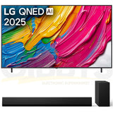 LG QNED82A AI 4k Smart TV | SG10TY 3.1 Channel Soundbar - Bundle