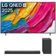 LG QNED82A QNED AI 4k Smart TV | SC9S 3.1.3 Channel Soundbar - Bundle