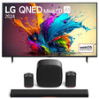LG 65QNED90TUA 65" QNED Mini-LED AI 4K Smart TV | Sound Suite: H7 Soundbar | W7 Subwoofer | M7 Speaker | M5 Speaker - Bundle