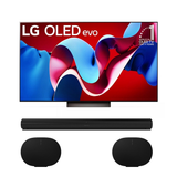 LG OLED C4PUA 4K Smart OLED Evo TV - 2024 Model | Sonos Premium Surround Set with Arc - Arc | Era 300 (2) - Bundle