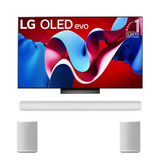 LG OLED C4PUA 4K Smart OLED Evo TV - 2024 Model | Sonos Surround Set with Arc - Arc | Era 100 (2) - Bundle