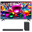 LG 55UA7700PUB 55" 4K Ultra HD LED HDR TV | S70TR 5.1.1 Channel Soundbar - Bundle
