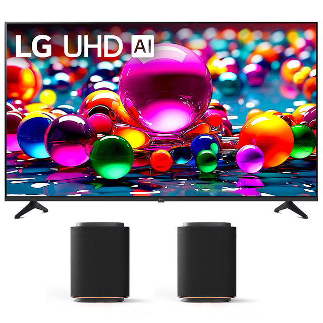 LG 55UA7700PUB 55" 4K Ultra HD LED HDR TV  | Stereo Suite 5: M5 Sound Suite 1.1.1 Channel Dolby Atmos Wireless Speakers - Bundle