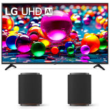 LG 55UA7700PUB 55" 4K Ultra HD LED HDR TV | Stereo Suite 7: M7 Sound Suite 2.1.1 Channel Dolby Atmos Wireless Speakers - Bundle