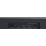 Back view of a JBL Bar 500 soundbar showing ports (on a white background)