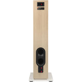 JBL Stage 260F speaker in latte finish, rear-view