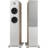 Pair of JBL Stage 260F speakers in latte finish
