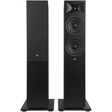 Pair of JBL Stage 260F speakers in espresso finish