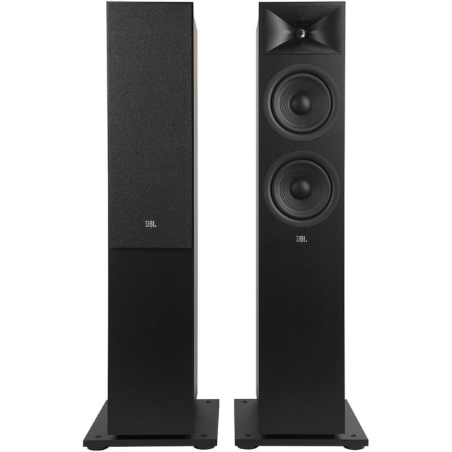 Pair of JBL Stage 260F speakers in espresso finish