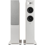 Pair of JBL Stage 260F speakers in latte finish