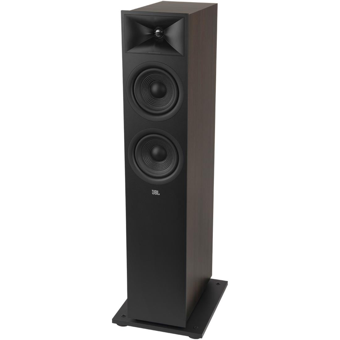 JBL Stage 260F speaker in espresso finish