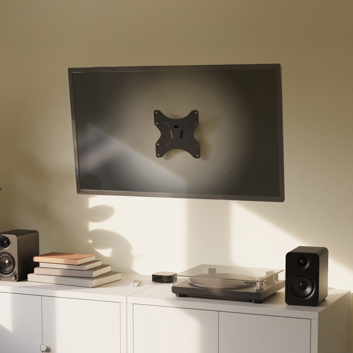 Kanto LT100 Low-Profile Tilting TV Wall Mount with 15"-45" Compatibility - Black