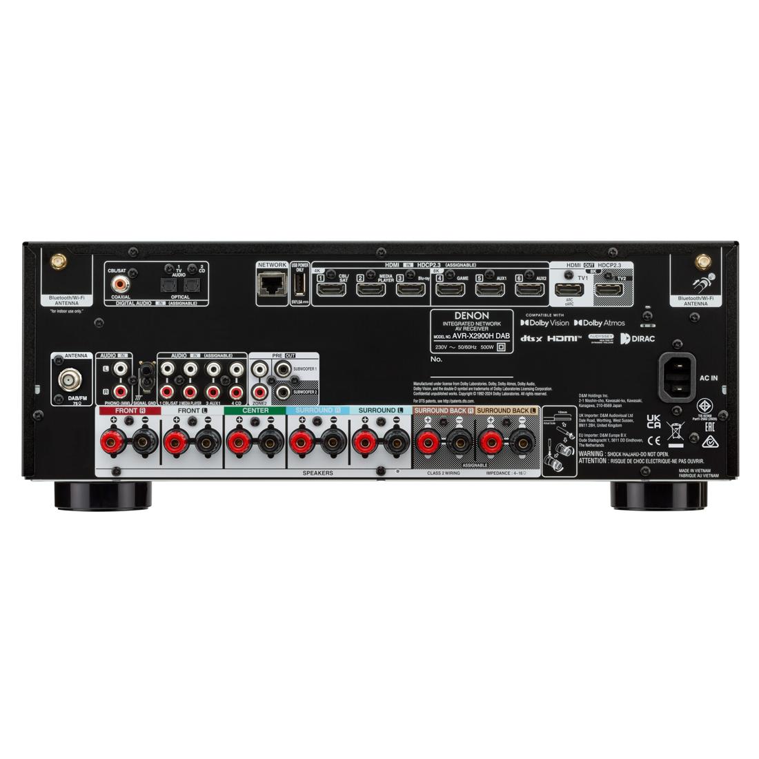 Denon AVR-X2900H AV Receiver