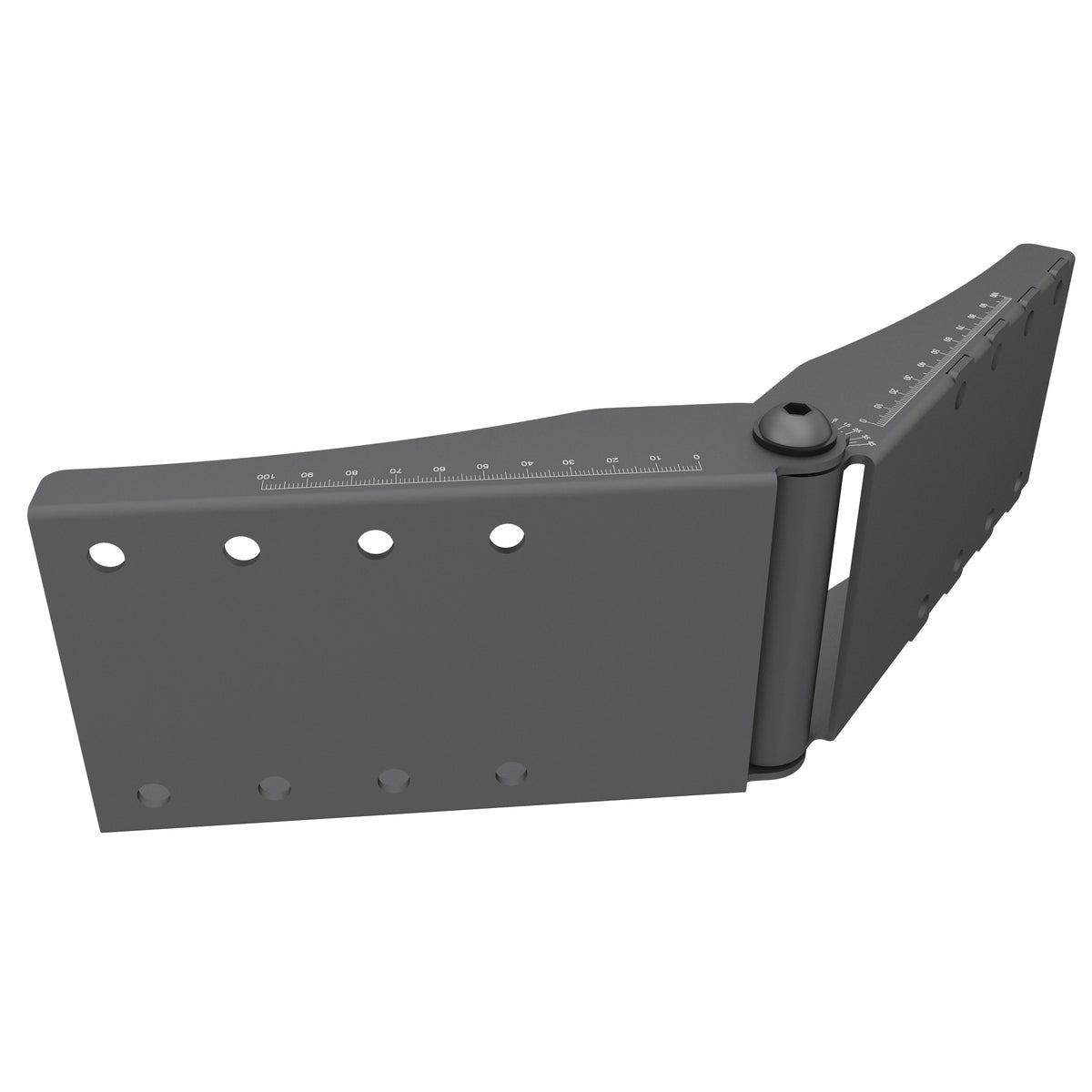 Kanto MB-EAC Menu Board Extrusion Angled Connector with 45° Adjustment - Black