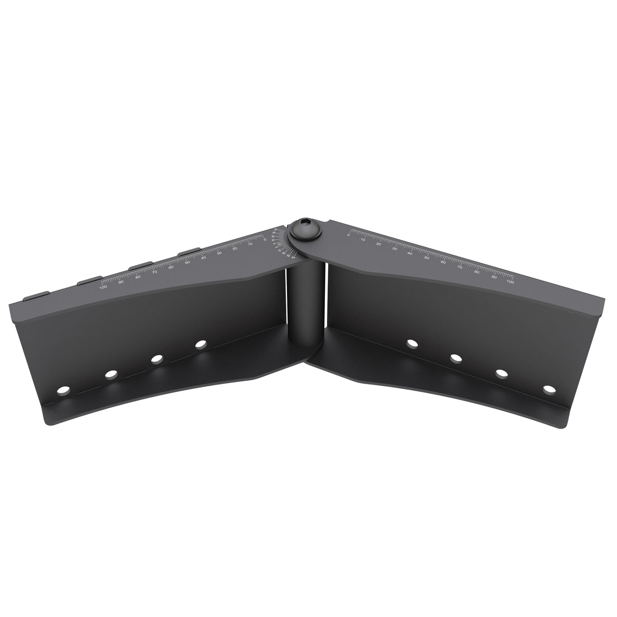 Kanto MB-EAC Menu Board Extrusion Angled Connector with 45° Adjustment - Black