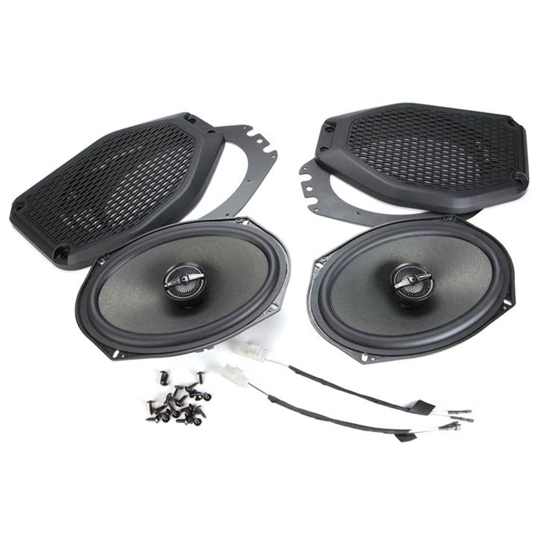 MB Quart JC1-169SB 6x9" Rear Coaxial Speakers Upgrade for Select 2018-up Jeeps