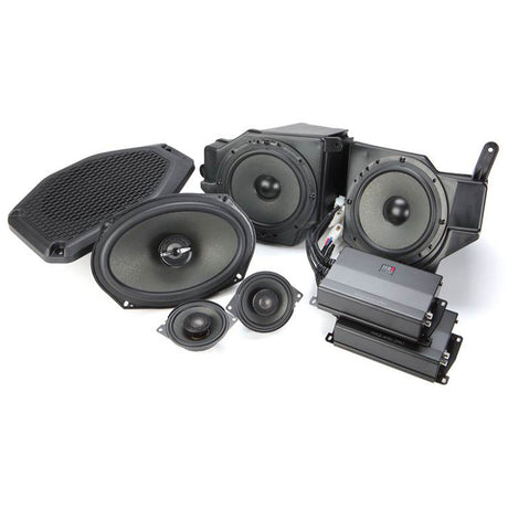 MB Quart MBQJ-STG6AH-1 Tuned Six Speakers System Upgrade for Aftermarket Source Unit in Select Jeep Wrangler (JL) and Gladiators